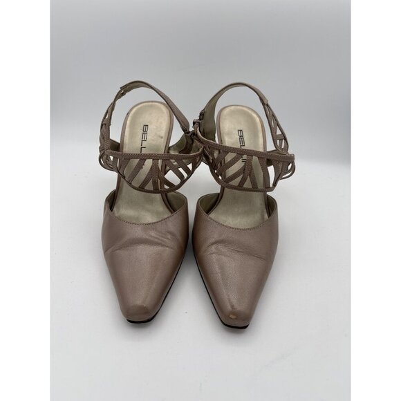 Bellini Womens 7 Strappy High Heel Pointed Toe Sandals - Picture 1 of 5